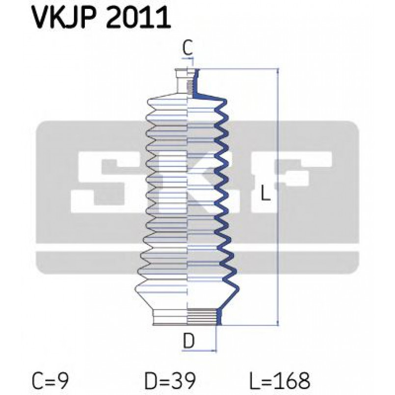 VKJP 2011 SKF - Пильовик привідного валу